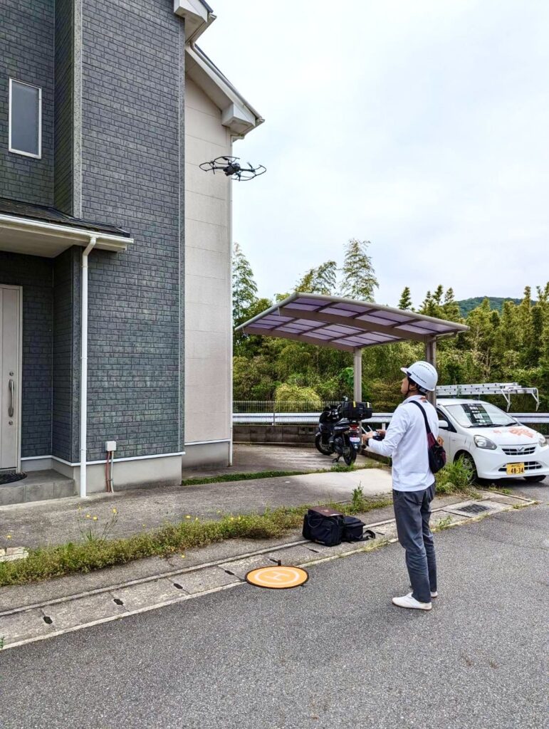 プロタイムズ三木店、ドローン診断の写真