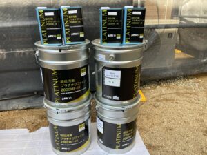 お客様のお家に搬入された
超低汚染プラチナリング2000MF-IR
ニュートラルホワイト